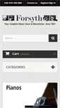 Mobile Screenshot of forsyths.co.uk