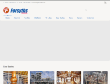 Tablet Screenshot of forsyths.com